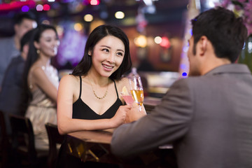 Young couple dating