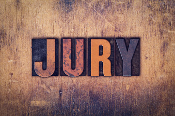 Jury Concept Wooden Letterpress Type