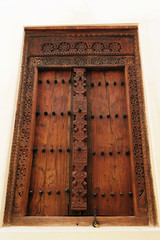 Typical example of an architectural style in Lamu, Kenya