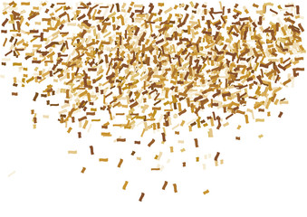 Goldenes Konfetti