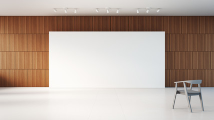 Studio The Works of Arts and Gallery / 3D render image
