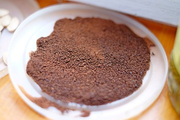 ground coffee