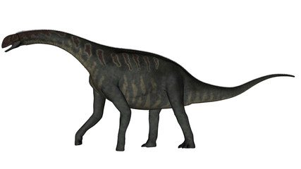 Jobaria dinosaur walking - 3D render