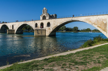 France, Pont Saint-Benezet in Avignon