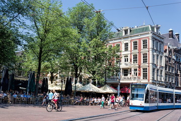 Fototapeta premium Amsterdam Leidseplein