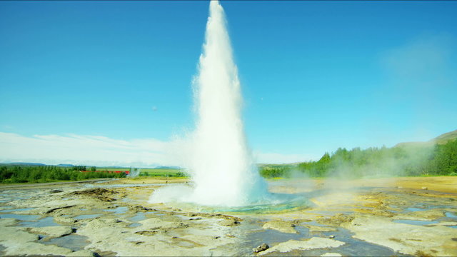 Iceland Geyser Strokkur Golden Circle volcanic spring