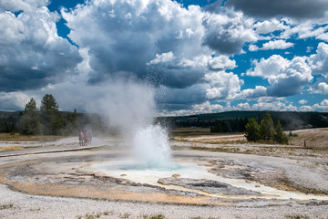 Natural hot spring, Yellowstone National Park