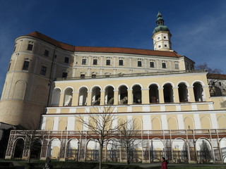Castle Mikulov in Czech republic, Europa trip