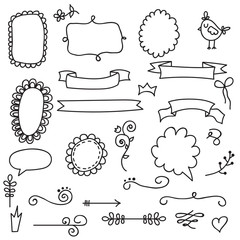Cute vintage frames set