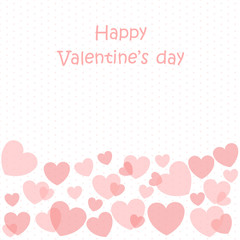 Greeting card for Valentine's day