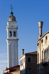 Obraz premium San Giorgio dei Greci in der Altstadt von Venedig, Italien