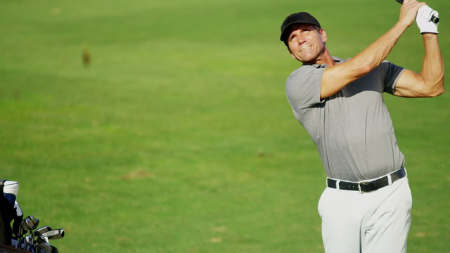 Golfer Caucasian Male Golf Sport Competition Course Professional Travel
