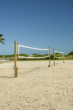 Miami beach volley field