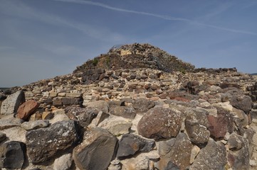 Su Nuraxi archaeological site in Barumini, Sardinia