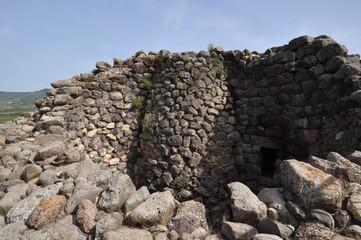 Su Nuraxi archaeological site in Barumini, Sardinia