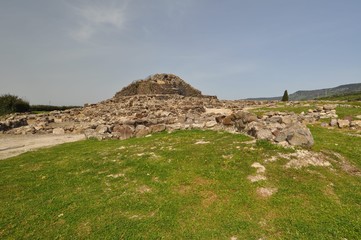 Su Nuraxi archaeological site in Barumini, Sardinia