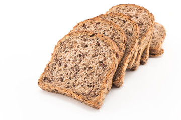 Whole grain bread sprouted wheat