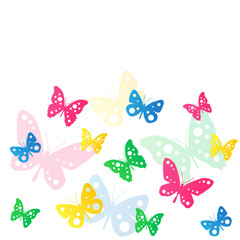 Obraz na płótnie Canvas butterfly background