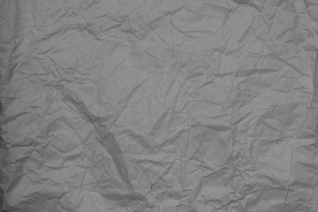 crushed paper background in grey tone