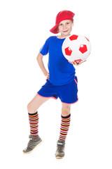 Obraz premium Beautiful gir with a ball.