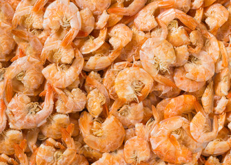 Dried Shrimp Background