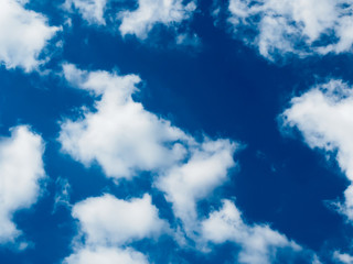 blue sky and clouds