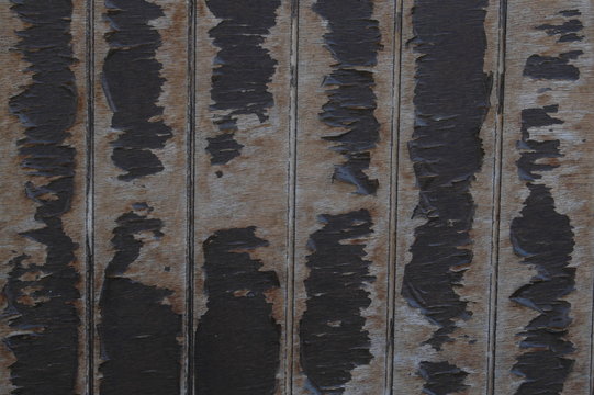 Pannello di legno rovinato