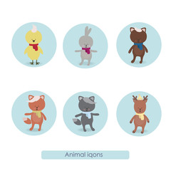 Иконки с животными