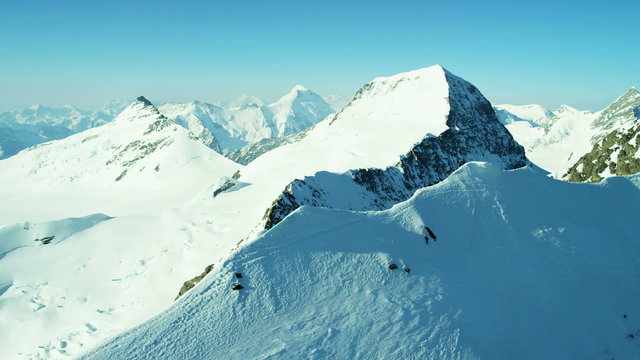 Aerial Eiger Swiss Grindelwald Rock climbing mountaineering 