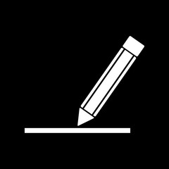 pencil icon , vector illustration