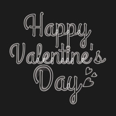 valentine day vintage lettering background