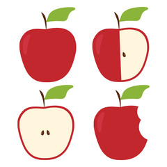 Four apples