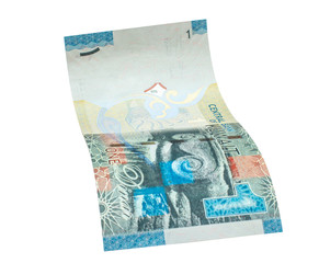 1 Kuwaiti dinar bank note.