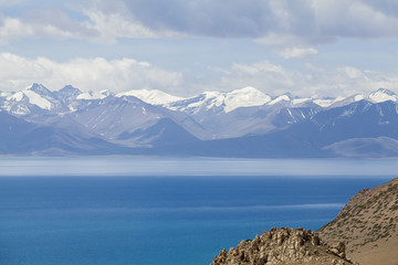 Fototapeta na wymiar Namu Lake in Tibet, China