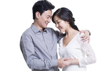 Portrait of sweet couple