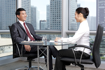 Portrait of businesspeople at the office