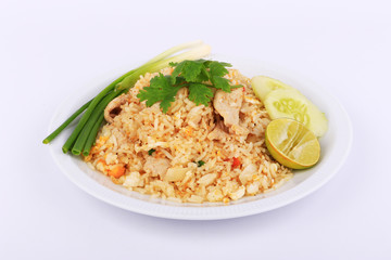 Thai Style Fried rice with pork in Bangkok, Thailand