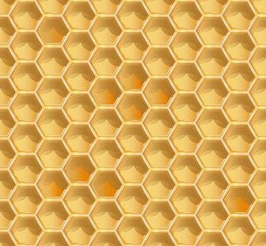 Honeycomb seamless pattern.