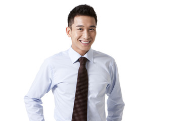 Portrait of a Businessman Smiling