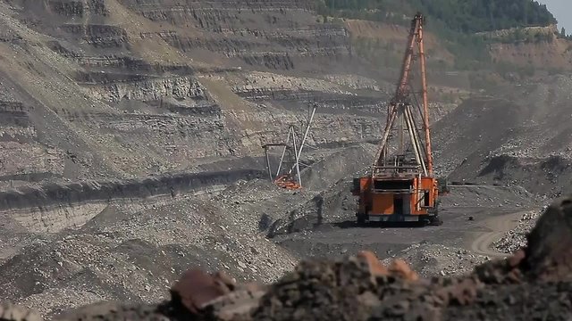 coal mine, opencast mining