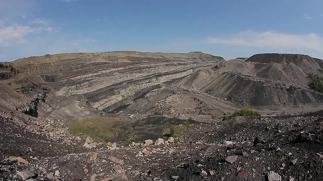 coal mine, opencast mining