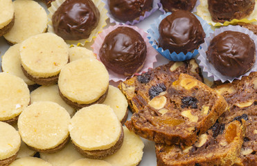 Assorted home made cookies