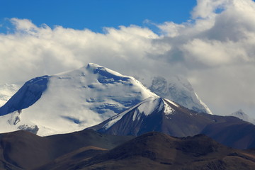 Mount Gyao Kang at 6720 ms. Lapche Himal-Himalayas-Tibet. 1972