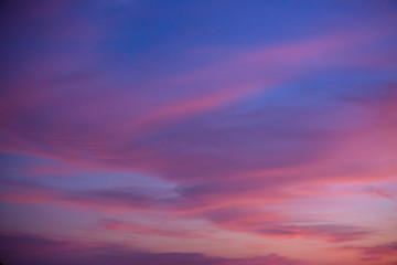 Fototapeta na wymiar The sky in twilight time background.