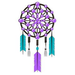 Geometric dreamcatcher