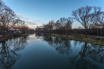 fall on the river Trubezh