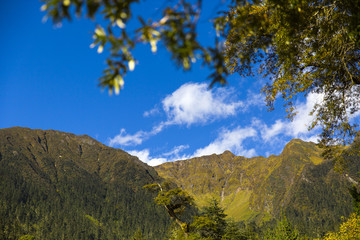 Naklejka premium Nanyi valley in Tibet, China