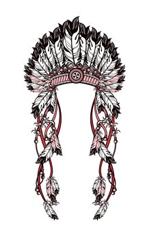 feather headdress Indians