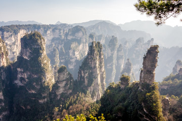 Zhangjiajie natural scenery in China 