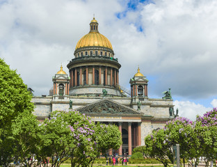 St-Isaac's Cathedral or Isaakievskiy Sobor. St.-Petersburg, Russia
